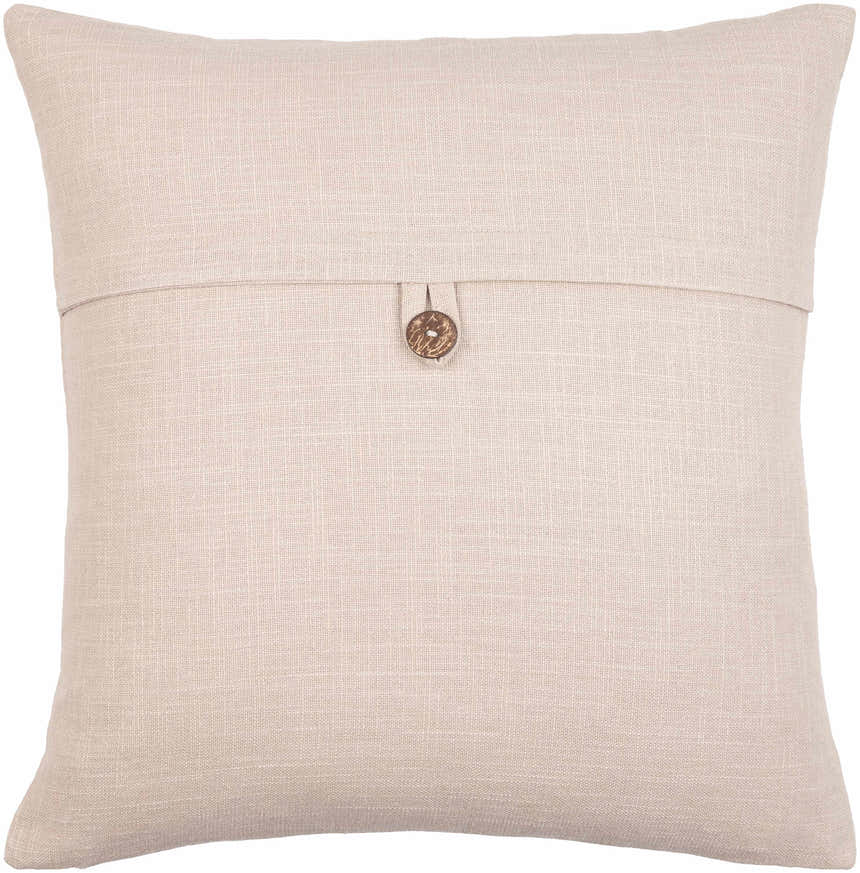 Louisville Tan Square Throw Pillow