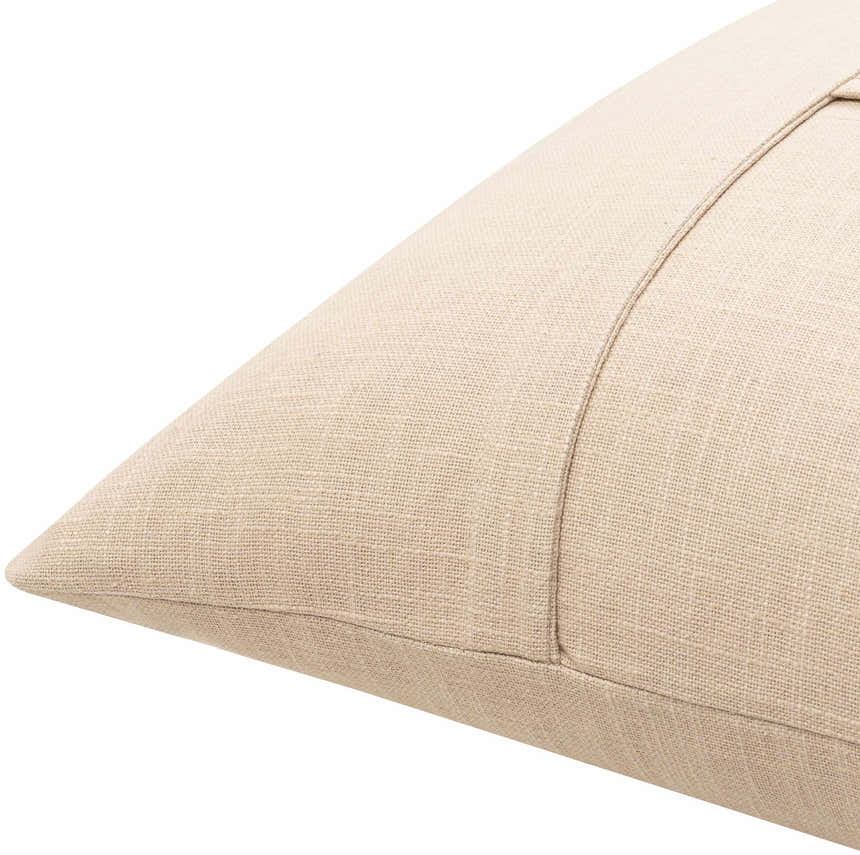 Louisville Tan Square Throw Pillow