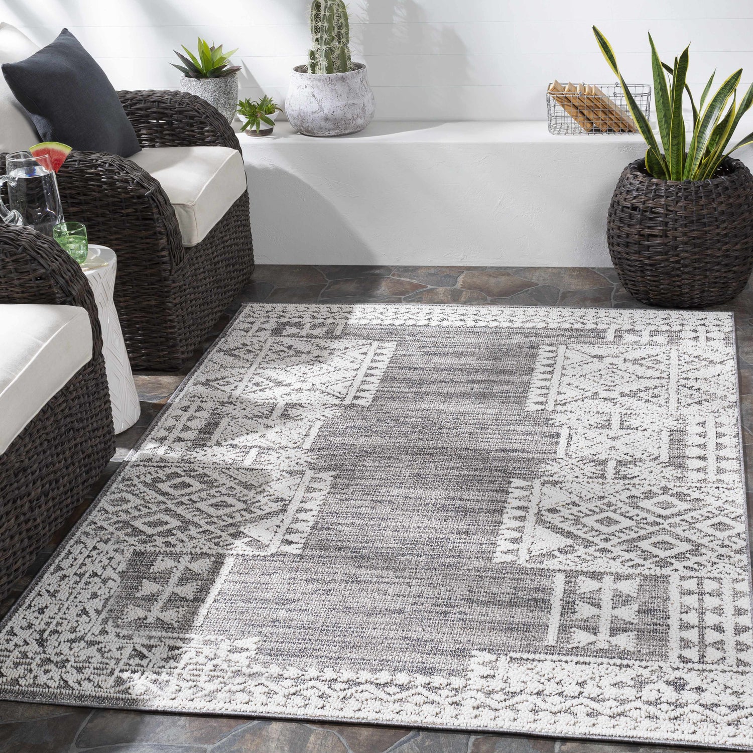 Luddenham Textured Outdoor Rug - Clearance