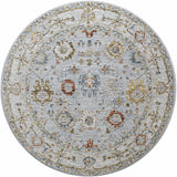 Luklukan Oushak Style Floral Rug