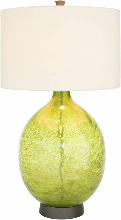 Westview Lime Green Glass Table Lamp