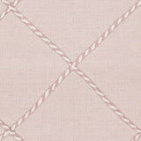 Lupton Pink Trellis Wool Rug with tassels - Clearance