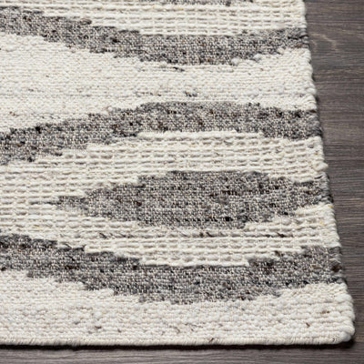 Lavalwaves Hand Woven Flatweave Wool Carpet - Clearance