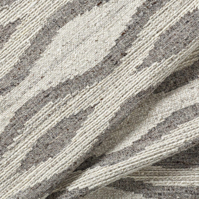 Lavalwaves Hand Woven Flatweave Wool Carpet - Clearance