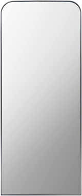 Lavezzola Black Frame Rounded Corners Mirror