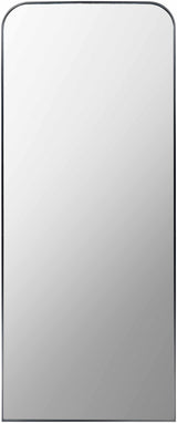 Lavezzola Black Frame Rounded Corners Mirror