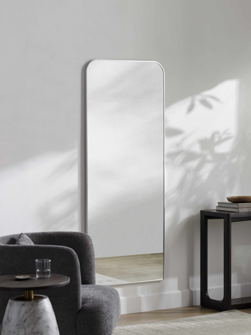 Lavezzola Metallic Silver Mirror
