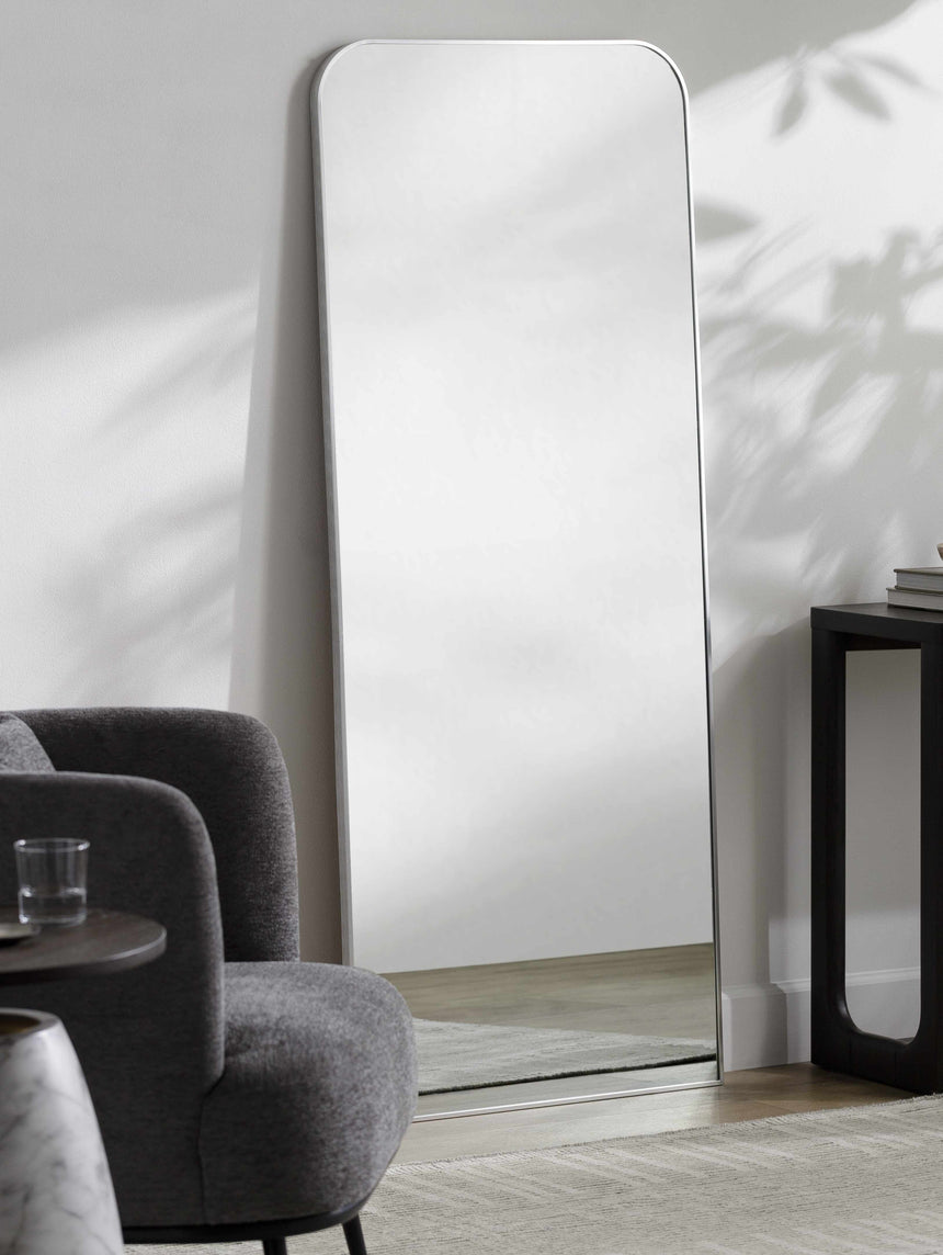 Lavezzola Metallic Silver Mirror