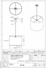 Lewisham Ceiling Light - Clearance
