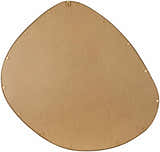 Lochovice Gold Distressed Wood Mirror
