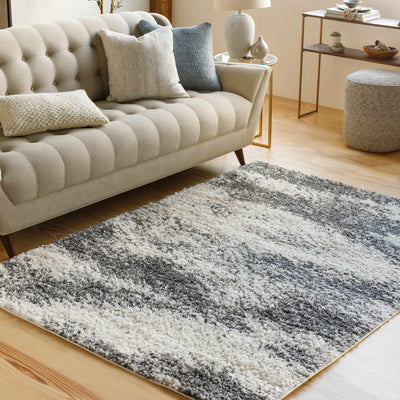 Taboc Abstract Gray Area Rug - Clearance