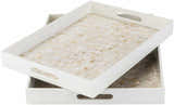 Leirfjord White Decorative Tray