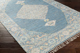 Macon Blue Medallion Jute Rug - Clearance