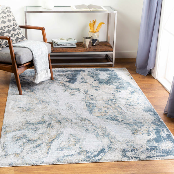 Maddington Gray Marble Rug