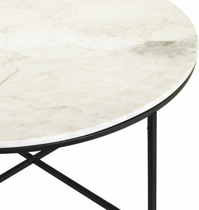 Magarao Round Marble Coffee Table