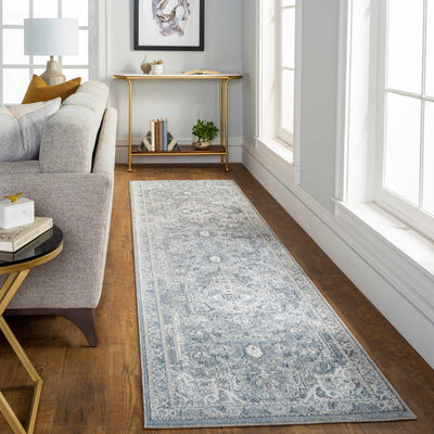 Buguey Blue Area Rug - Clearance