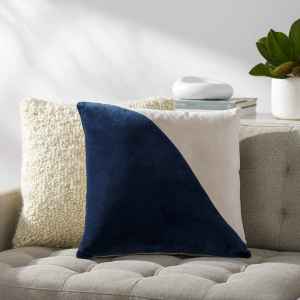 Maire Navy Accent Pillow