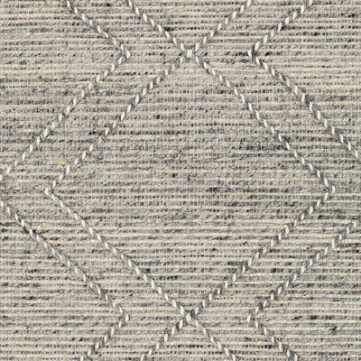 Gray Malilipot Wool Blend Braided Tassel Area Rug - Clearance