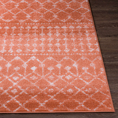 Vicksburg Coral Red All Over Pattern Rug