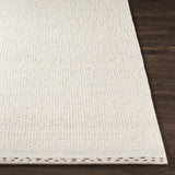 Yaniklar Cream Flat Woven Wool Rug