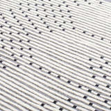 Mansura Gray and White Patterned Wall Hanging