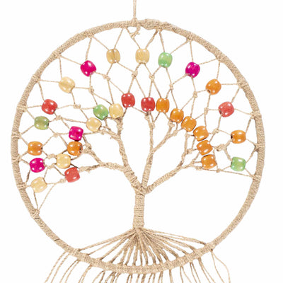 Mapua Colorful Beaded Macrame Wall Hanging Decor