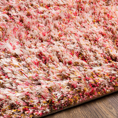 Marao Solid Blush Plush Rug - Clearance