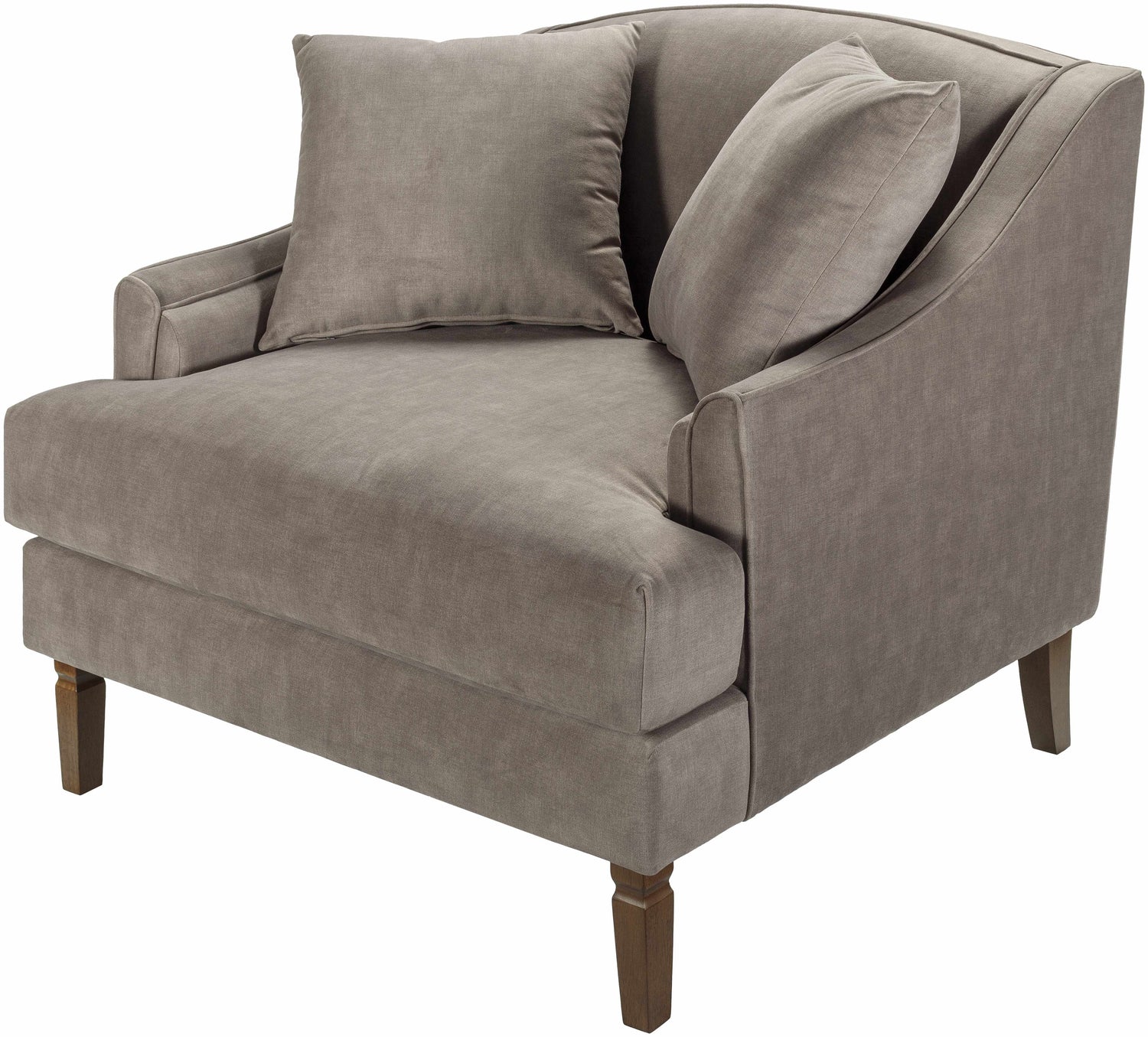 Villovieco Dark Brown Accent Chair