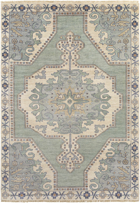 Mayland Premium Hand Knotted Wool & Viscose Area Rug