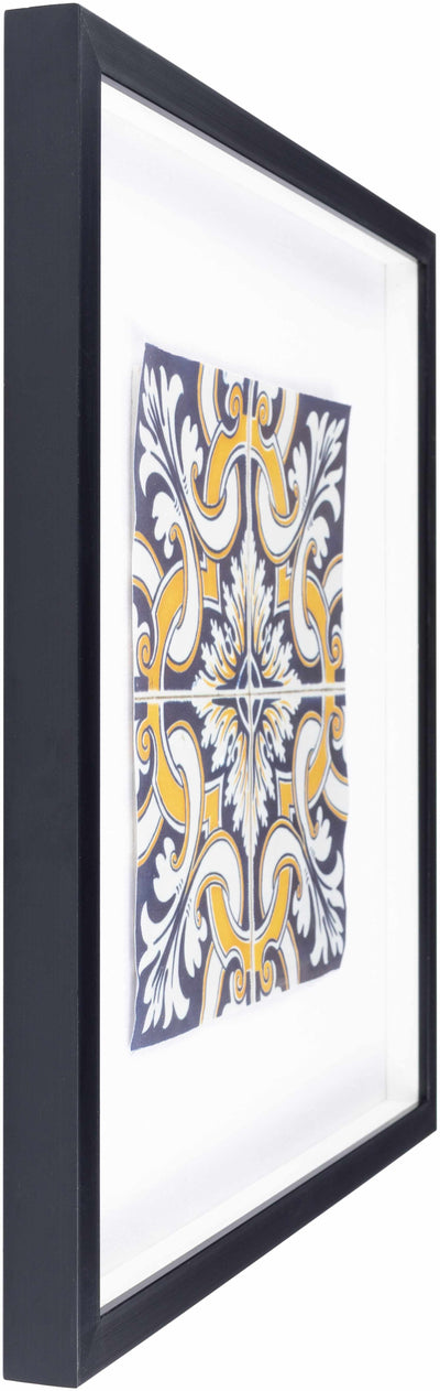 Mazgirt Majestic Black Frame Wall Art Piece