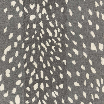 Athena Gray Giraffe Print Wool Rug