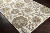 Mack Floral Wool Area Carpet