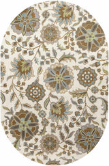 Mack Floral Wool Area Carpet