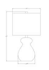 Mallapuram Black Table Lamp