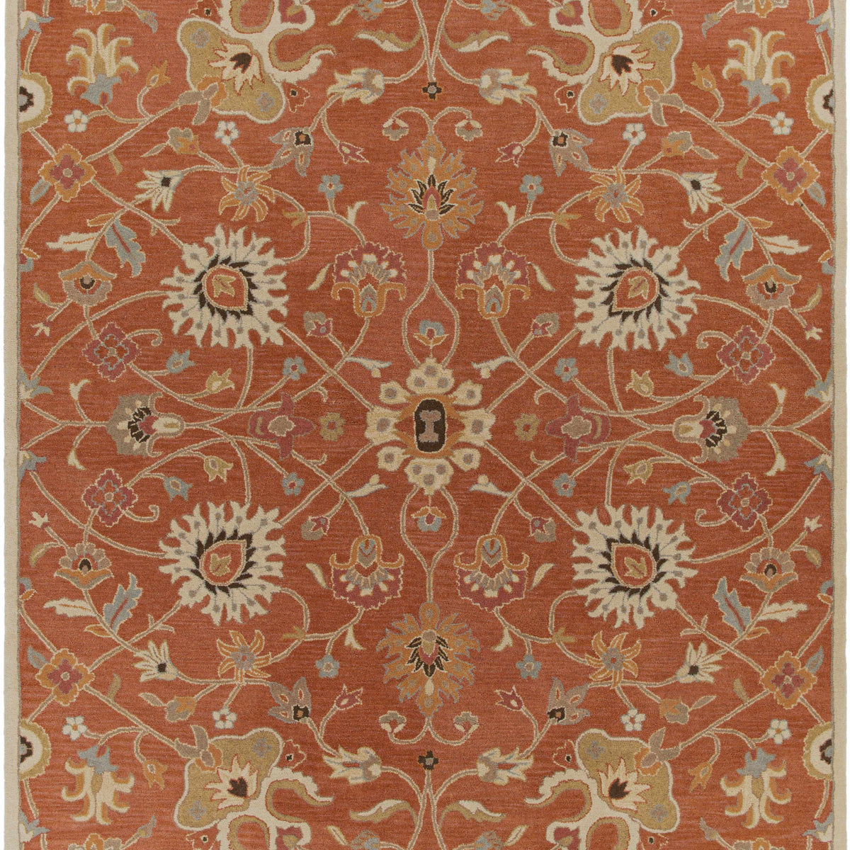 Logville Hand Tufted Rust 1119 Wool Rug – Boutique Rugs