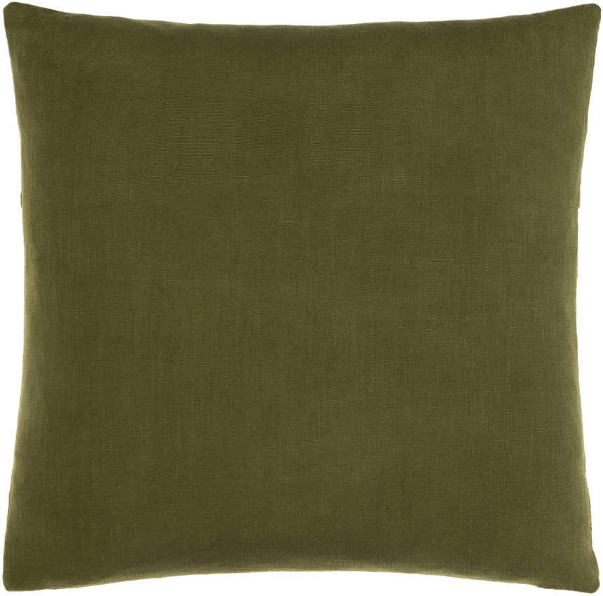 McQueeney Olive Square Throw Pillow - Clearance