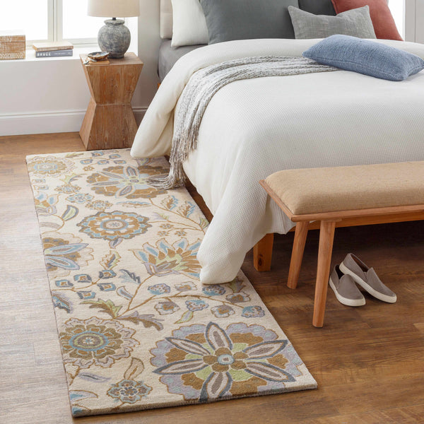 Mack Floral Wool Area Carpet - Promo