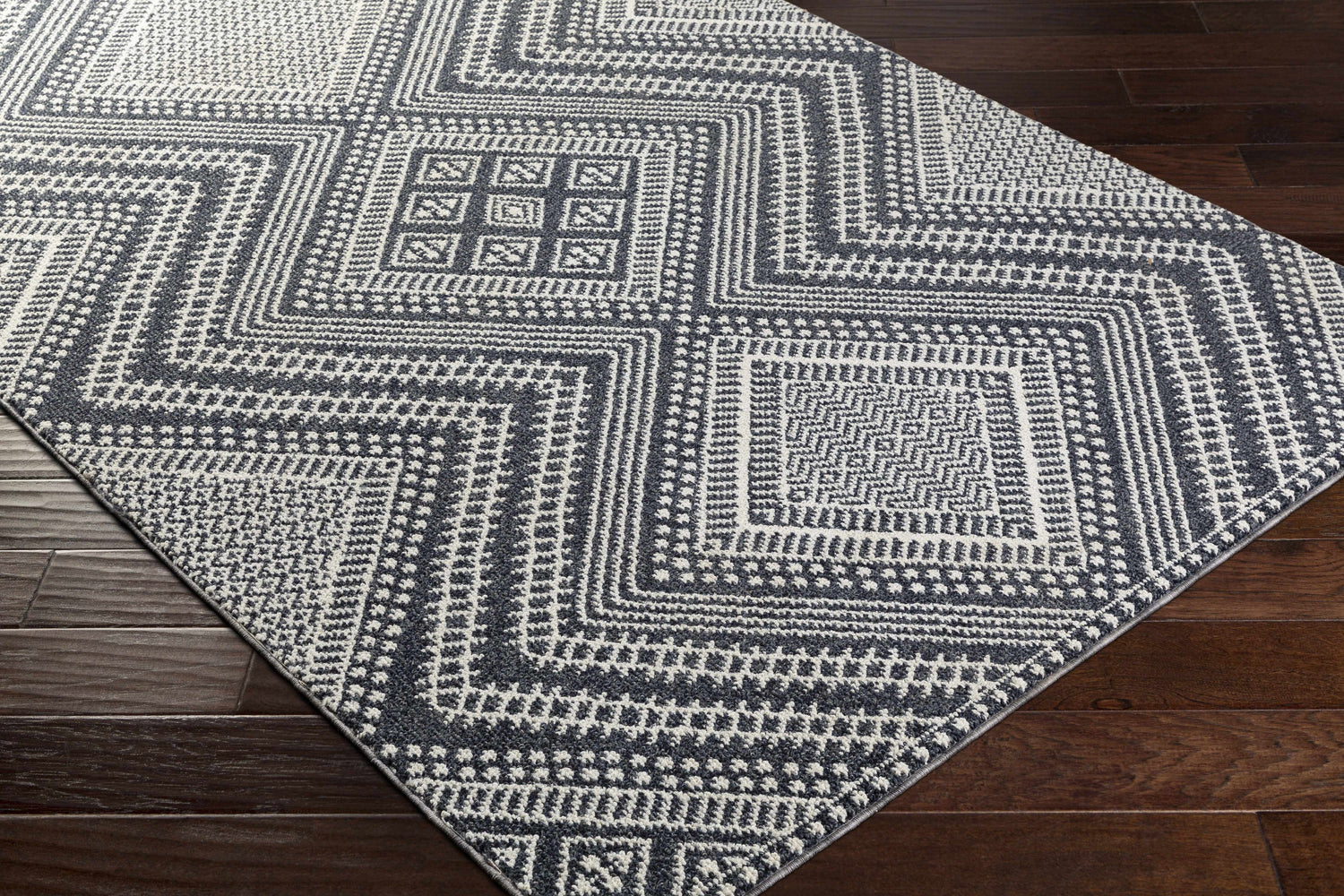 Madison Black&White Area Rug - Clearance