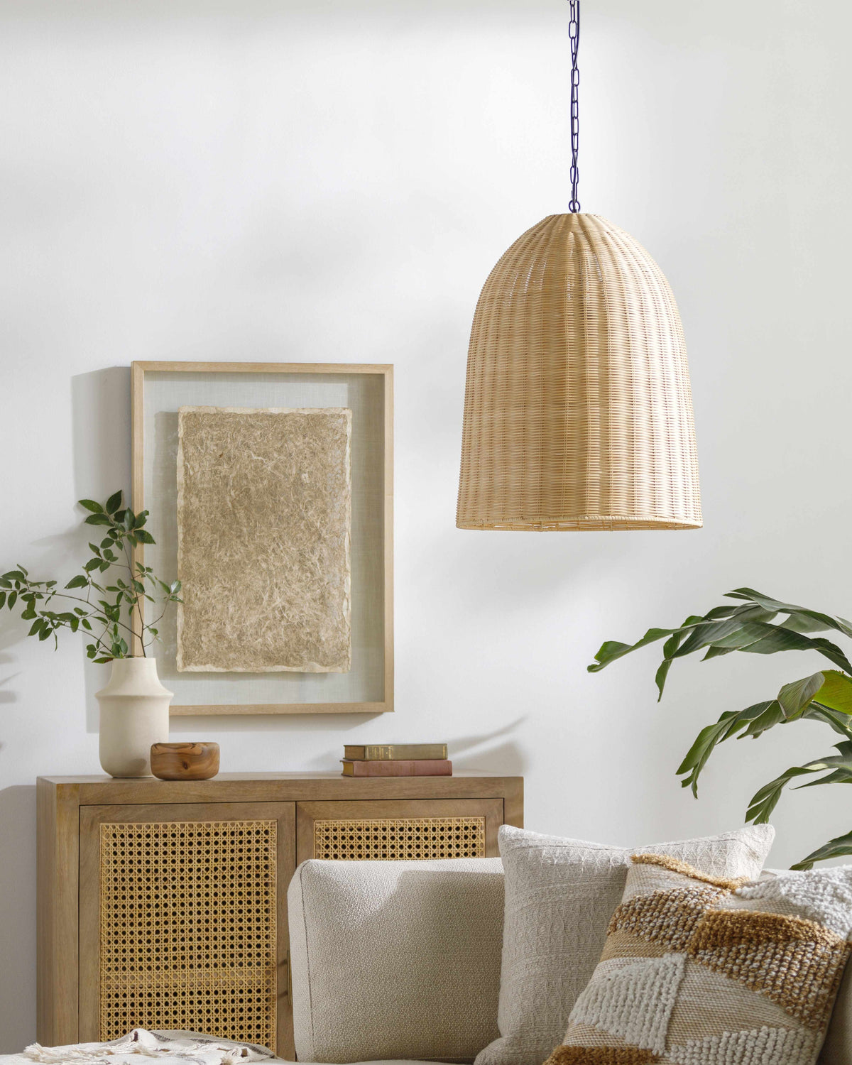 Marabella Straw Pendant - Clearance