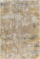 Meads Abstract Mustard Luxe Rug