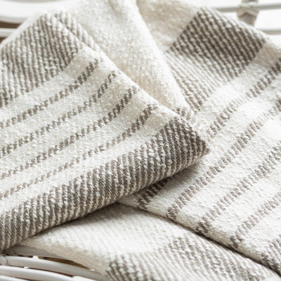 Medomak Cotton Throw Blanket with tassels