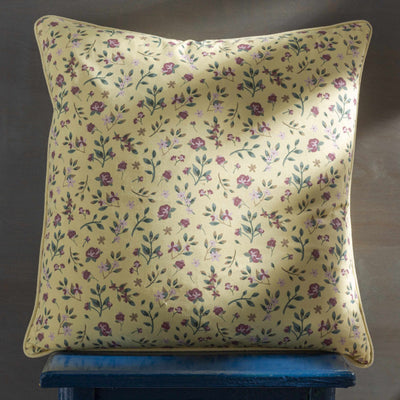 Damian Yellow Floral Throw Pillow - Clearance