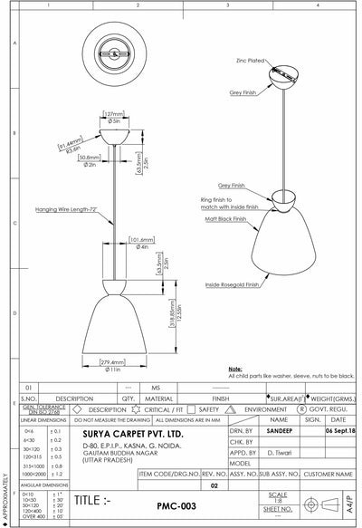 Meeker Ceiling Light - Clearance