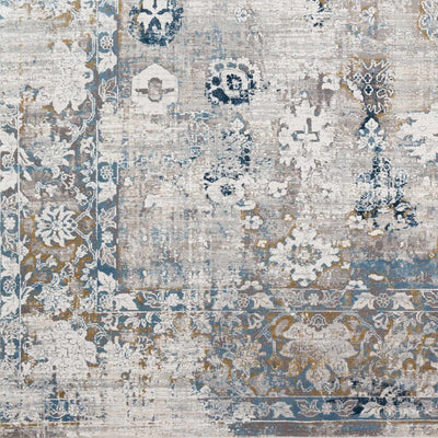 Meggett Distressed Viscose Area Rug