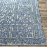 Meigs Blue Premium Viscose&Wool Rug - Clearance