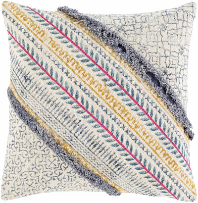 Merimbula Eclectic Textured Diagonal Accent Pillow