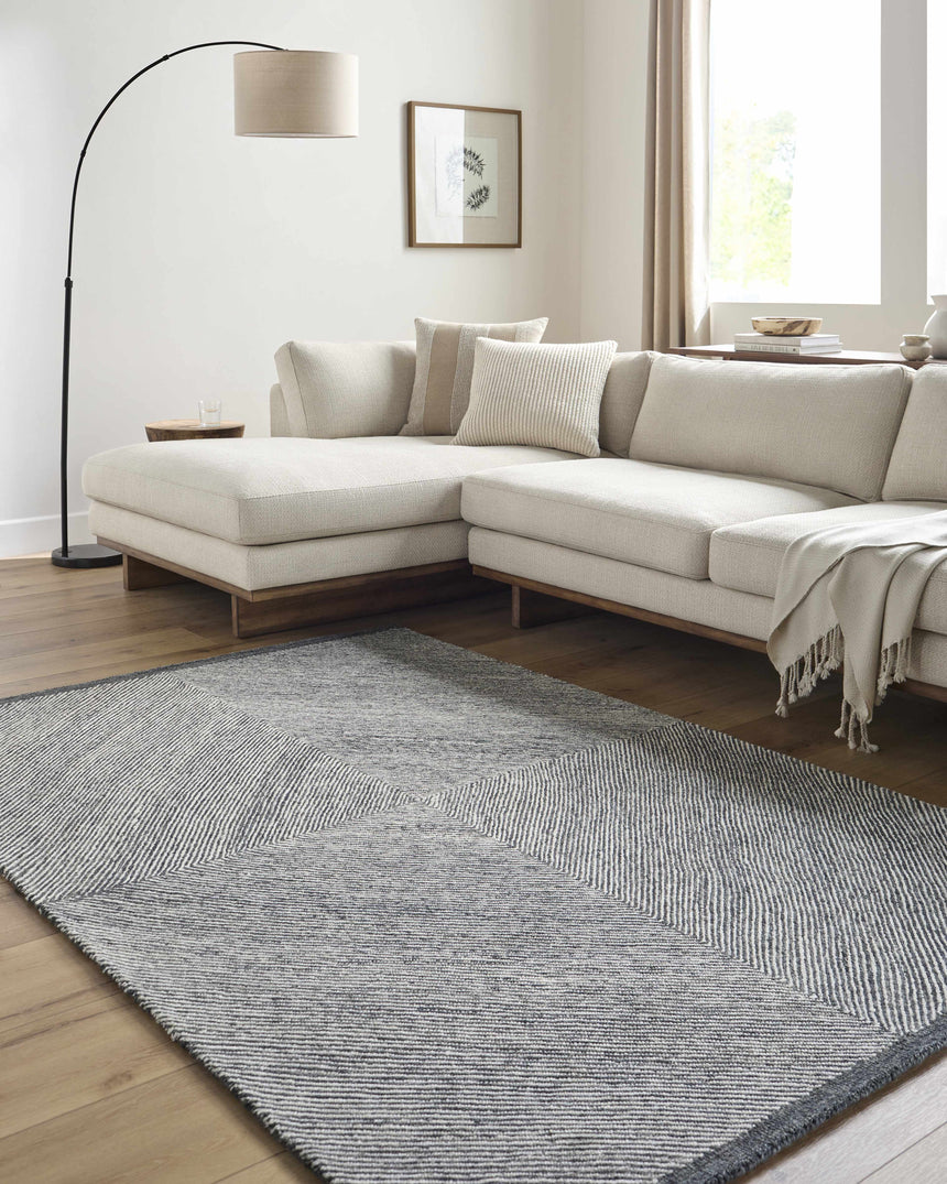 Wool Texture Area Rug - Clearance