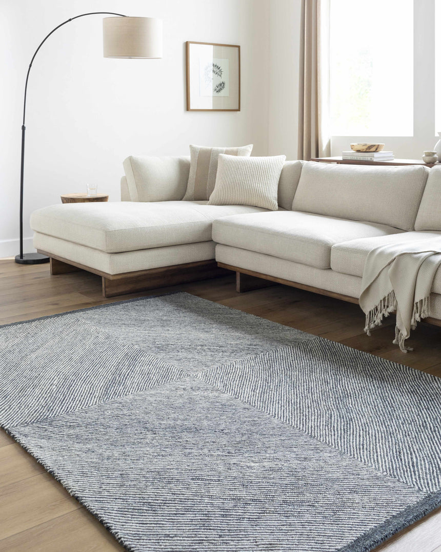 Wool Texture Area Rug - Clearance