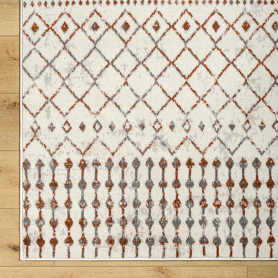 Scandi Rust All Over Pattern Rug