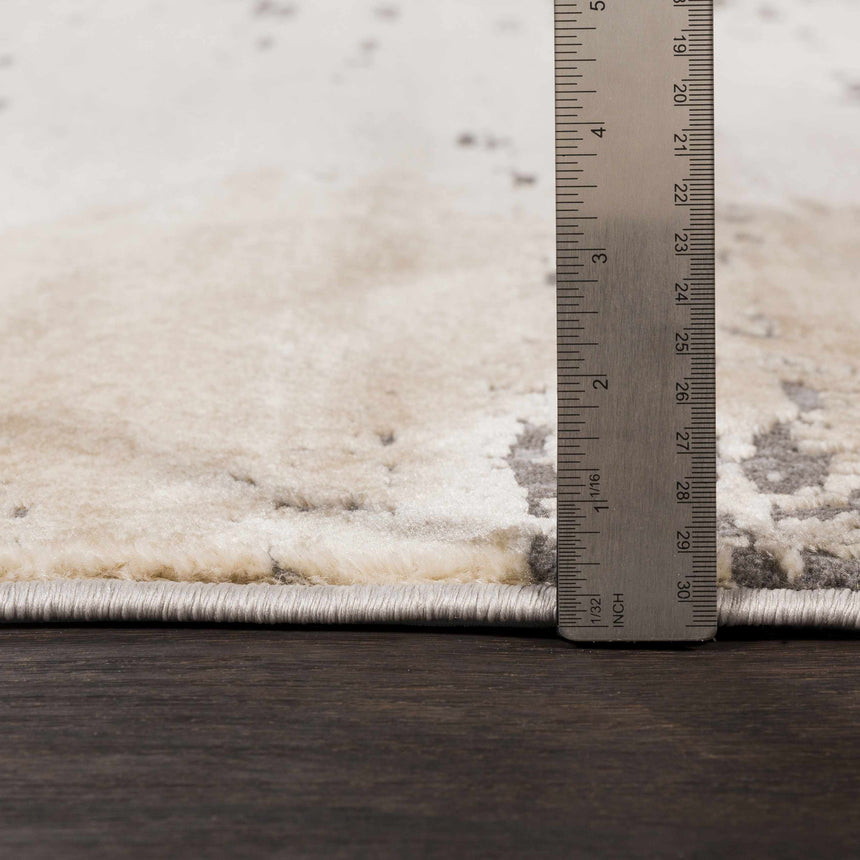 Mikana Beige Tibetan Rug